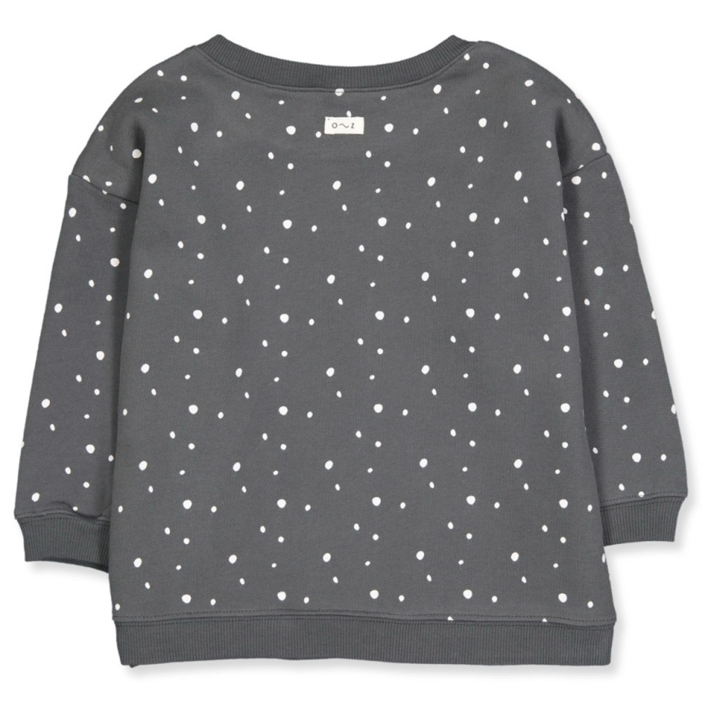 Gray Polka Dot Kids Sweatshirt